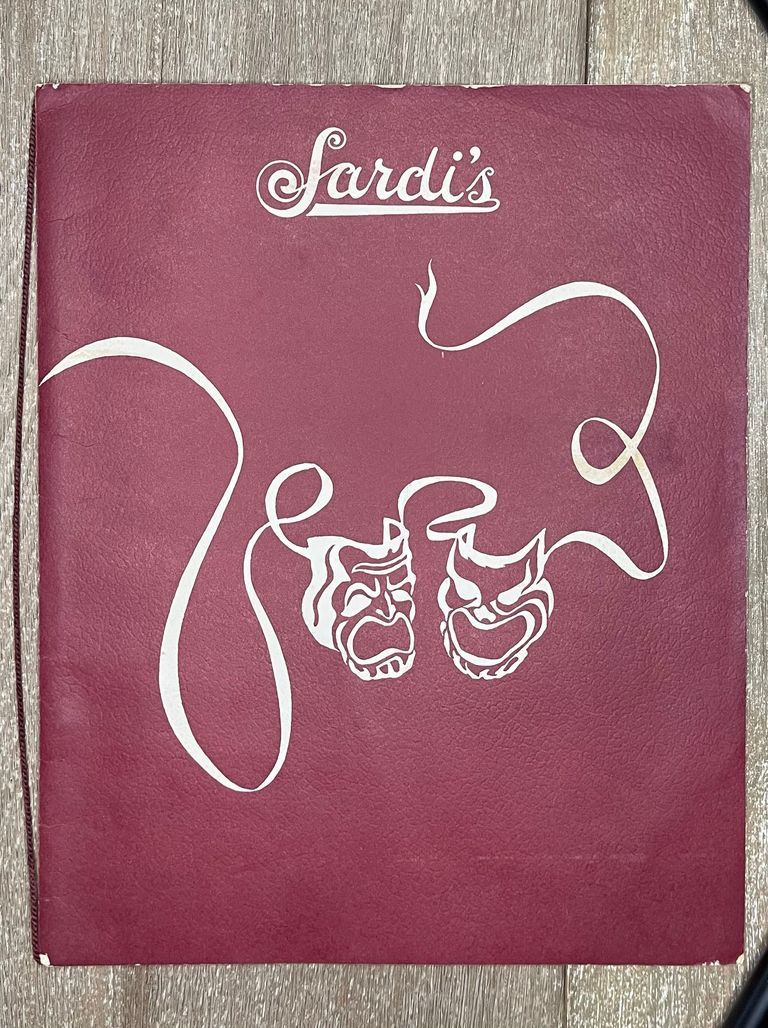 Vintage menu from the Menu Gallery collection