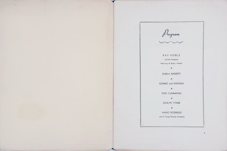 The Rainbow Room — Evening Program